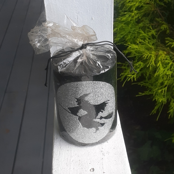 Y2K RETRO WITCH GLITTERY CANDLE NWT - Picture 5 of 7